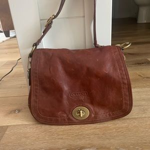 Vintage Coach leather satchel